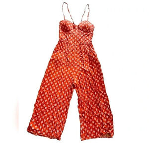 AUW Long Romper Jumper Burnt Orange Size Small